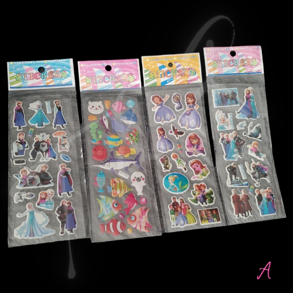 Random Puffy 3D Sticker Sheets - Picture 3 of 8